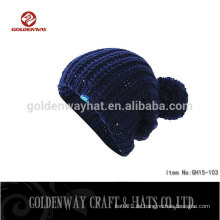 BSCI SEDEX kundenspezifischer Großverkauf-China-beiläufiger warmer Winter-Mann-Hut-Kappen-Beanie strickte Hut